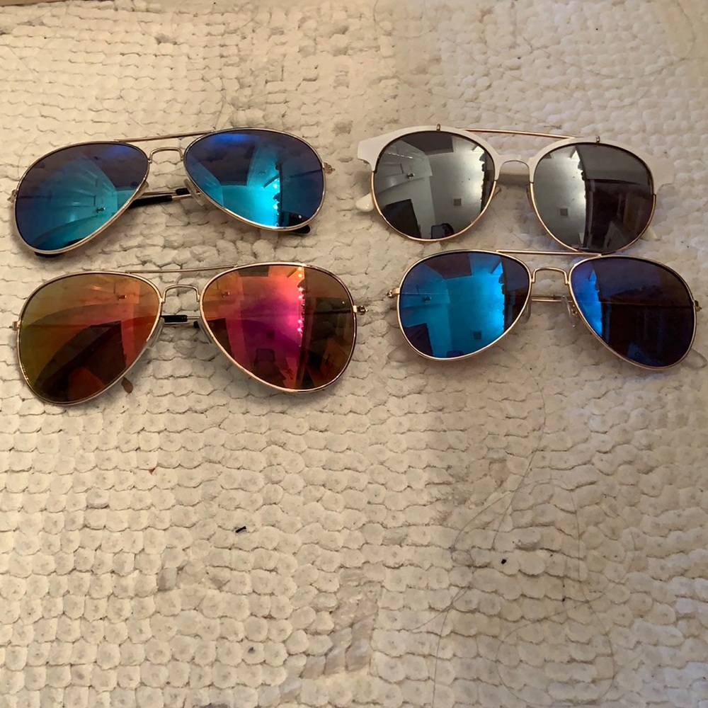 4 PAIRS of sunglasses
